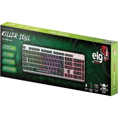 Teclado Gamer USB Elg Killer Soul TGKS
