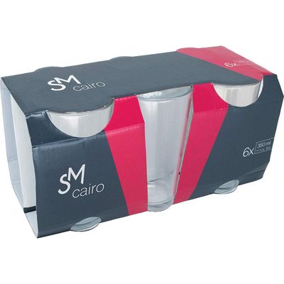 Conjunto 6 Copos 350ml SM Cairo
