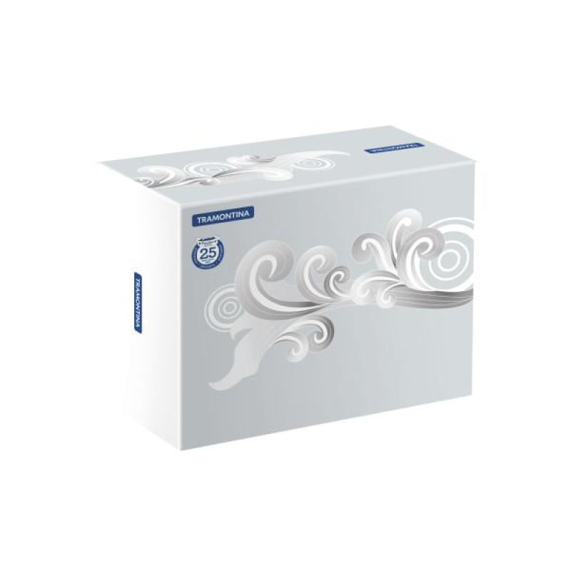 Caldeirão Tramontina Professional em Aço Inox Fundo Triplo com Tampa Plana Detalhe Satinado e Cabo 16 cm 2,2 L