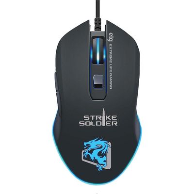 Mouse Gamer USB Elg Strike Soldier MGSS