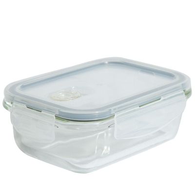 Pote de Vidro Retangular 370ml Cazza