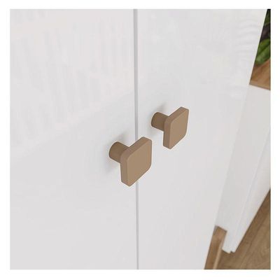 Guarda Roupa Infantil Ambiente Ternura 4 Portas Branco Jequitibá Hp - Henn
