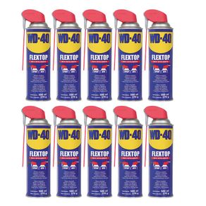 Kit-10-Lubrificantes-WD-40-Spray-Flextop-500ml