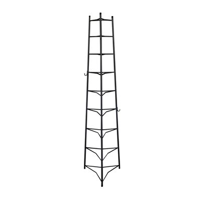 Tripé Porta Panelas Estrela Preto 9 Compartimentos 174cm