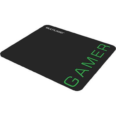 Mouse com Mousepad Gamer USB Multilaser MO273 Verde
