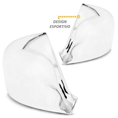 Aplique Capa Cromada Retrovisor Maçaneta + Tampa Amarok 2013