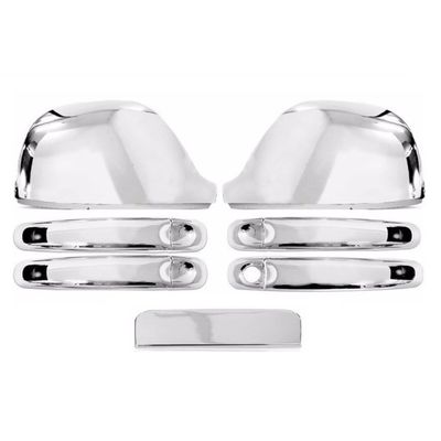 Aplique Capa Cromada Retrovisor Maçaneta + Tampa Amarok 2017