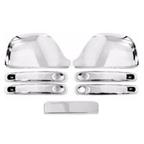 Aplique Capa Cromada Retrovisor Maçaneta + Tampa Amarok 2015