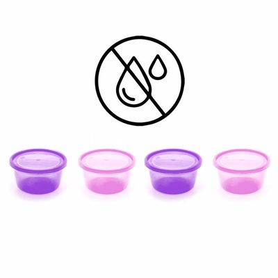Kit 4 Potes Infantis Multiuso 236ml Infanti Rosa e Roxo
