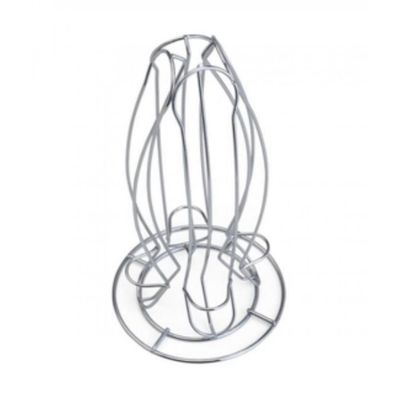 Suporte para 24 Capsulas Nespresso Cromado 13,5x25,5cm Lyor