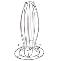 Suporte para 24 Capsulas Nespresso Cromado 13,5x25,5cm Lyor