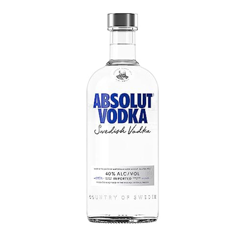 Kit Vodka Absolut Natural Tradicional 1000ml 2 unidades