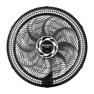Vent 40CM Mondial Coluna Turbo NVT-40C-8P-NB - 3799-01  PRETO/PRATA  110 VOLTS