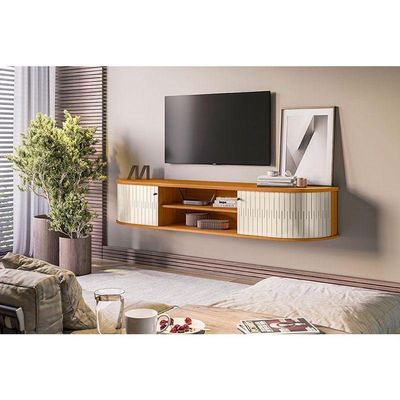Rack Bancada Suspensa Algarve Cinamomo Off White - Madetec