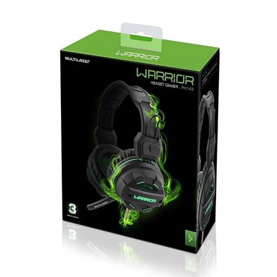 Headset Gamer , Usb E P2 Com Led Verde, Fone De Ouvido C- Microfone