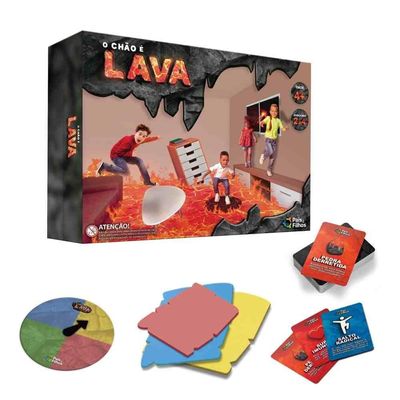 Jogo O Chão é Lava - Pais E Filhos