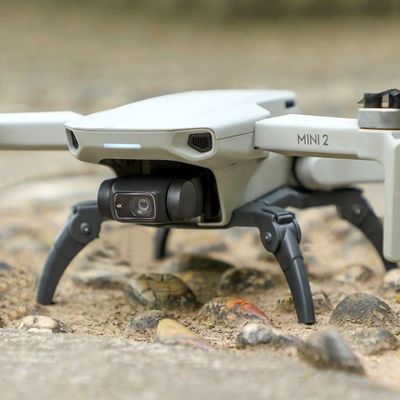 Trem de Pouso Dobrável de Drones DJI Mini 2/SE/Mavic Mini - Cinza