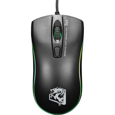 Mouse Gamer USB 2400DPI Elg MGDW