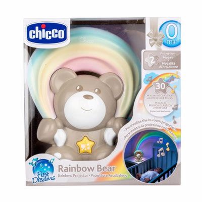 Luminária Projetor Rainbow Bear Chicco Bege
