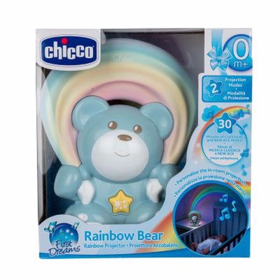 Luminária e Projetor Rainbow Bear Chicco Azul