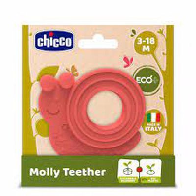 Mordedor Molly Eco Chicco Caracol Vermelho