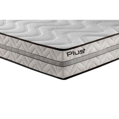Cama Box Solteiro: Colchão Espuma Paropas D33 Pasquale Plus + Base CRC Suede Black(88x188)