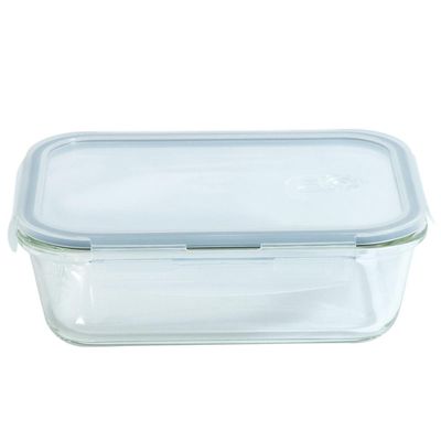 Pote de Vidro Retangular 1.52 Litros Cazza