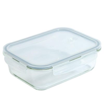 Pote de Vidro Retangular 1.52 Litros Cazza