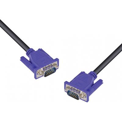 Cabo VGA D-SUB 15 Pinos para Monitor 2 Metros VGA-2