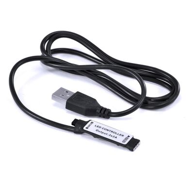 Fita de LED VX Gaming RGB com Controlador Conexao USB 60 Pontos de LED 1 Metro - LRU1