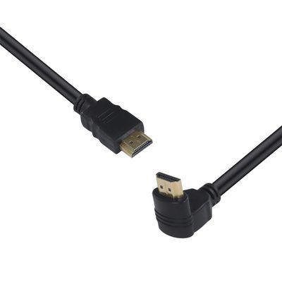 Cabo HDMI 2.0 4K ULTRA HD 3D Conexao ETHERNET com 01 Conector 90O 5 Metros - H2090-5