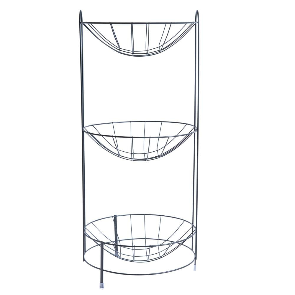 Fruteira Tripla Arthi Black 2522