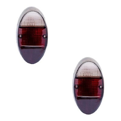 Par Lente Traseira Fusca 1200 1962/66 1300 1967/82 Fumê