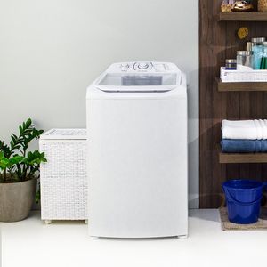 Lavadora compacta com dispenser autolimpante e cesto inox lac12 electrolux Lavadora Compacta Electrolux 12 Kg Com Dispenser Autolimpante E Cesto Inox Lac12 Claro Promo Mobile