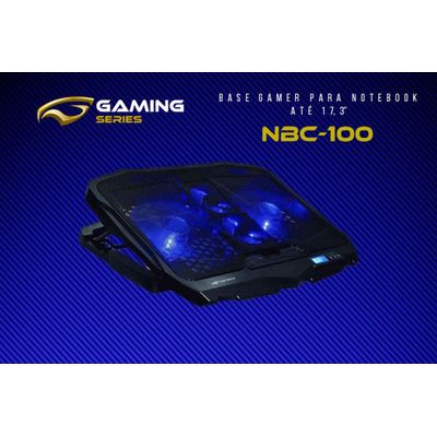 Base para Notebook C3TECH 17,3" Gamer NBC-100BK