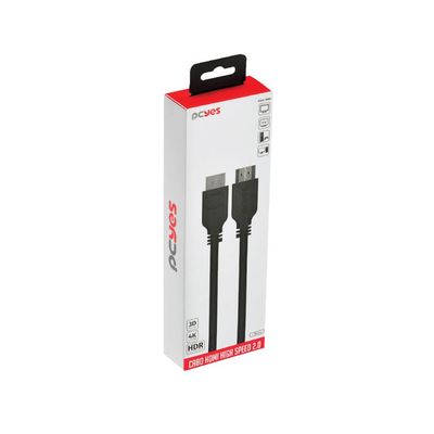 Cabo HDMI 2.0 4K 30AWG Puro Cobre 1 Metro - PHM20-1