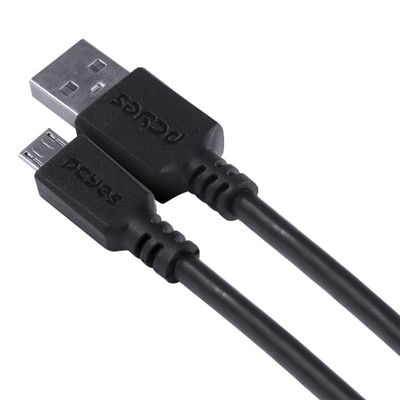 Cabo Micro USB para USB a 2.0 para Celular 1 Metro Preto - PMUAP-1