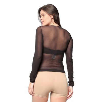 Camisa Selene Segunda Pele Manga Longa Feminina