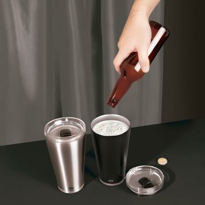 Copo Térmico de Cerveja Preto 700ml