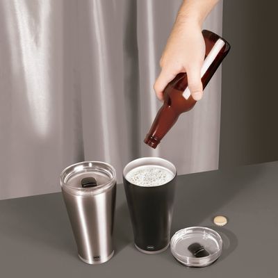 Copo Térmico de Cerveja Preto 700ml