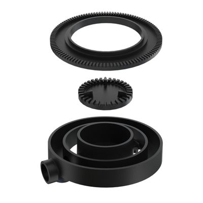 Queimador Duplo 1Cano Completo Fogão Industrial Ferro 17,4cm