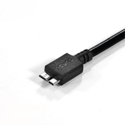 Cabo Para Hd Externo Usb A 3.0 Macho Para Micro Usb B 3.0 (10 Pinos) Ma0Cho 28Awg Puro Cobre 3 Metro