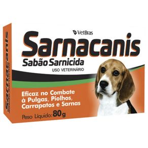 Sabão Sarnicida Sarnacanis - 80 gr