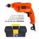 Kit Furadeira de Impacto 3/8" Black & Decker TM500 560W 127V com 4 Brocas Tramontina e Caixa para Ferramentas Metasul