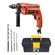 Kit Furadeira de Impacto 3/8" Mondial 650W 127V com Maleta Metasul e 4 Brocas para Concreto Tramontina