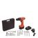 Kit Furadeira/Parafusadeira sem Fio 12V com Mandril 3/8" Bivolt Maleta 50 Acessórios Black & Decker