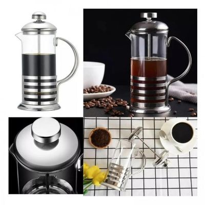 Cafeteira Prensa Francesa Café Leite Chá 600 ml Inox - Mimo