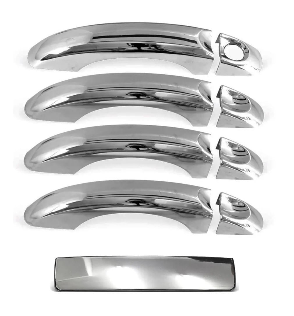 Aplique Capa Cromada Maçanetas + Tampa Traseira Amarok 2011
