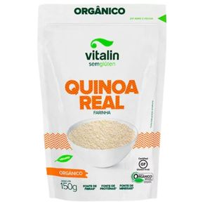 Farinha de Quinoa Real Orgânica Sem Glúten Vitalin 150g