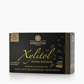 Xylitol Adoçante Natural Sachê Essential Nutrition 250g